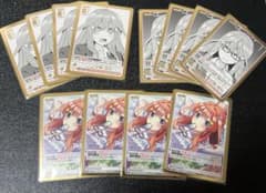 五等分の花嫁カードゲーム　中野五月 必勝祈願デッキHDR 3種各4枚 ごとカド