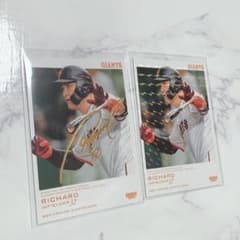読売ジャイアンツ リチャード選手 金箔サイン カード - メルカリ