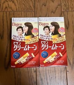 Bigen(ビゲン) クリームトーン 5G 白髪染め 2個セットのサムネイル