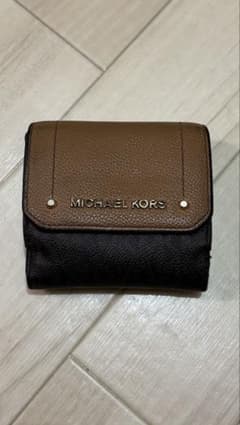 MICHAEL KORS 三つ折り財布 ブラウン/ブラックのサムネイル
