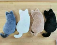 고양이 파우치 묶음 판매 검은 고양이 파우치 화이트 고양이 파우치 차 고양이 파우치 재 고양이 파우치 상태좋음 세트