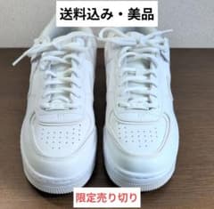 美品】【電撃出品】ナイキ エアフォース1 シャドウ トリプルホワイト 