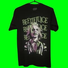 BEETLEJUICE ビートルジュース Tシャツ ブラック 映画 ムービーTのサムネイル