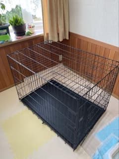 BLACK様専用◆大型犬用折りたたみ金属ケージのサムネイル