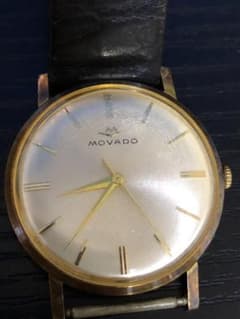 希少 MOVADO モバード 自動巻き ヴィンテージウォッチ リューズMロゴ有 