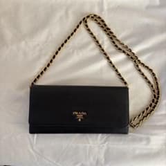 PRADA Saffiano Metal 1M1290 ブラックのサムネイル
