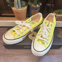 コンバース CONVERSE ALL STAR ローカット スニーカー イエローのサムネイル