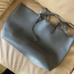 リ*ー様 YSL サンローランパリ ショッピングトートバッグ ポーチ付き グレー リ*ー様 YSL サンローランパリ ショッピングトートバッグ ポーチ付き