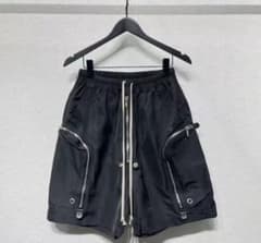 リックオウエンス風黒のジッパー付きカジュアルショートパンツ - メルカリ