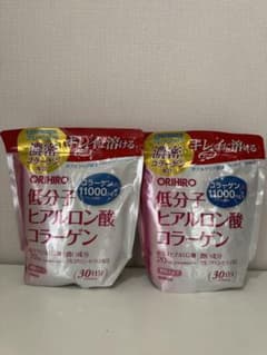 ORIHIRO 低分子ヒアルロン酸コラーゲン 30日分 2個セットのサムネイル