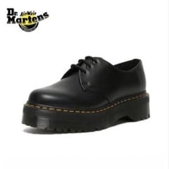 Dr.Martens 1461 QUAD 3ホール 厚底 UK4 ブラックのサムネイル