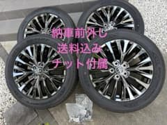 新車外し 40系ヴェルファイア 純正タイヤホイールセット 225/55/r19