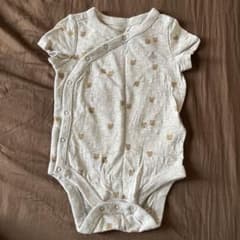 GAP グレー 動物柄ロンパースのサムネイル