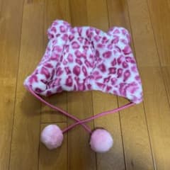 ユニバ ピンクパーサー キャップ ヒョウ柄 ピンクのサムネイル