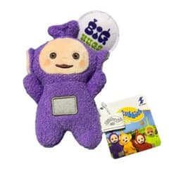 新品未使用　テレタビーズ ふきだしマスコットボールチェーン ティンキーウィンキー