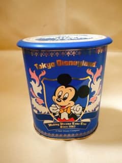 東京ディズニーランド ミッキー缶　風月堂　90年代のサムネイル
