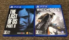 ps4 THE LAST OF US 2 とウォッチドッグス2本セットのサムネイル