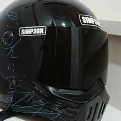 SIMPSON、 M30、ブラック フルフェイスヘルメットM58cmのサムネイル