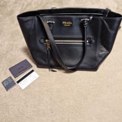 PRADA BG227 ブラック ハンドバッグのサムネイル
