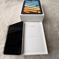 iPad mini 6 セルラー 64GB SIMフリー スターライト 箱付き - メルカリ