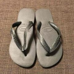 ハワイアナス  ブラック ビーサンのサムネイル