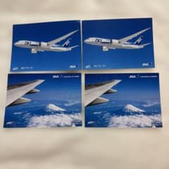 ANA ポストカード 4枚セット 787 B777-300のサムネイル