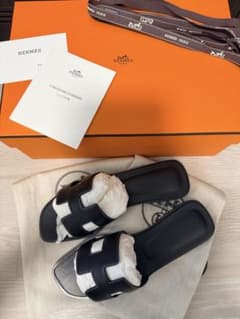 新品未使用 HERMES オラン サンダル 36 裏張り済 - メルカリ