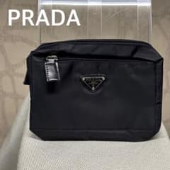 Prada PRADA Black Nylon Pouch Mini Pouch Clutch Made in Italy R