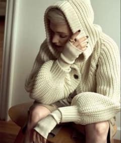 美品 ETRE TOKYO フーディーニットボレロ F 白 2way 羽織 - メルカリ