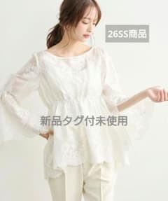 大人気完売♡ ココディール フラワー刺繍ブラウス オフ 26SS - メルカリ
