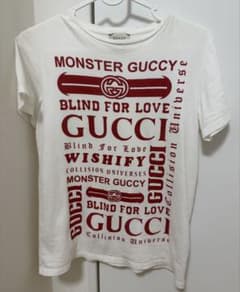 GUCCI Tシャツ ホワイト ロゴプリント　サイズ12のサムネイル