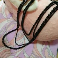 黒 ４連ネックレス 長めのサムネイル