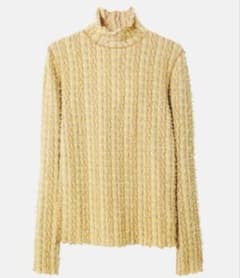 アイレネ　カットヤーンニット　イエロー　リステア　ルシェルブルー アイレネ カットヤーンニット イエロー リステア ルシェルブルー