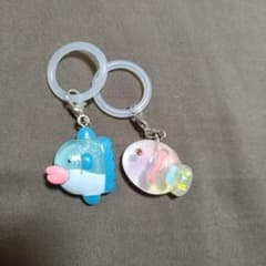 めじるしアクセサリー 魚 キーホルダー 3種