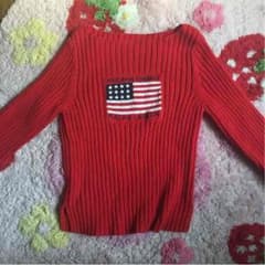polo 赤色セーターのサムネイル