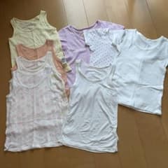 90 ユニクロ エアリズム＆メッシュ 肌着 8枚セット 着用品のサムネイル