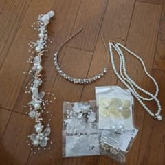 ウエディング　ヘアアクセまとめ売り(sheinのサムネイル