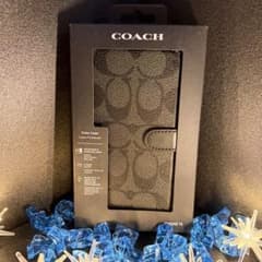 COACH iPhone 15 手帳型ケース ブラックのサムネイル