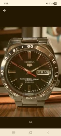 ビ*ケ様 黒い稲妻SEIKO 5 セイコー5 7S26-02T0 自動巻き オーのサムネイル