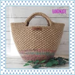＊ハンドメイド＊麻紐バッグ＊麻ひもバッグ＊カラフルのサムネイル