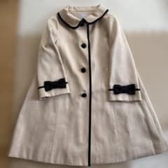 Anatelier ロングコート ベージュ リボンのサムネイル