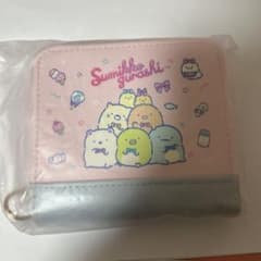 すみっコぐらし 二つ折り財布 ピンクのサムネイル