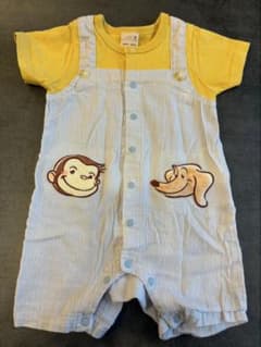 petit main おさるのジョージ ロンパース 70のサムネイル