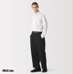 MUJI Labo 紳士 コットンヤク ダボパンツ S/Mのサムネイル