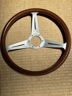 NARDI ナルディステアリング D型 シルバースポーク14インチ 社外 NARDI ナルディステアリング D型 シルバースポーク14インチ 社外