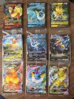 ポケモンカード 夏ポケカ ブイズ 中国語　未開封　9枚コンプセット 正规品 ポケモンカード 夏ポケカ ブイズ 未開封 9枚コンプセット 海外版 正規
