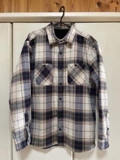 裏ボア チェック柄 長袖シャツ メンズのサムネイル