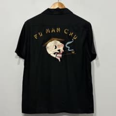 美品 ラディアル ブラックウィドウ FU MAN CHU レーヨン シャツ L 美品 ラディアル ブラックウィドウ FU MAN CHU レーヨン シャツ L