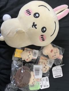 치이카와 토끼 투성이 복권 우라야 하보즈 봉제 인형 마스코트 5 점 세트