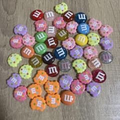 デコパーツ まとめ売り カラフル ポップ 50個のサムネイル